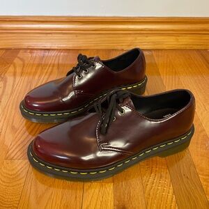 Dr. Martens Cherry Red Leather Oxfords